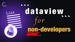 How to Create Lists on Obsidian (Dataview for non-developers)