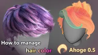 Ahoge 0.5: New viewport and color features