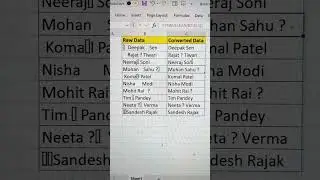 Excel Trick ‼️ Clean Data With These 3 Excel Functions 🔥 | Properly Format Data In Excel 😎 #bytetech