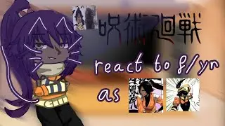 「 Jjk react to f!yn as yoruichi shihouin」〔Jjk X Bleach〕【🐈‍⬛】