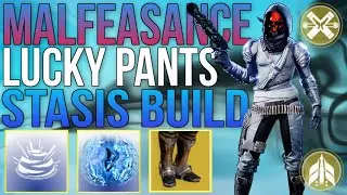 This MALFEASANCE + LUCKY PANTS Stasis HUNTER Build is OVERPOWERED! The New DPS King!!! [Destiny 2]