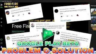 Google play beta pc Free fire Sprint, cursor unlock & Other problem solution 