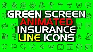 Free 45+ Green Screen Insurance Line Icons for Your Projects