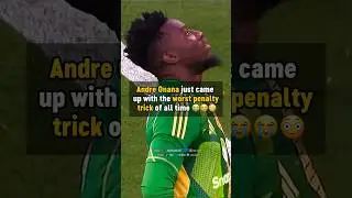 Onana with the WORST PENALTY TRICK ever 💀 #football