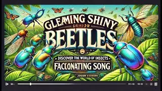 Gleaming Shiny Beetles - Discover the World of Insects and Fascinating Song | Cuteni Song For Kids