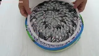 коврик из треугольных лоскутов (учимся зарабатывать деньги)