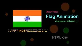 Animated Indian flag 🇮🇳 | 