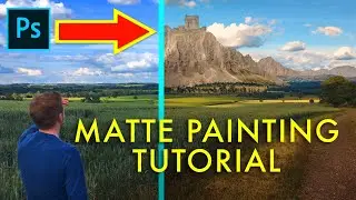 How to create DIGITAL MATTE PAINTINGS in your films | Photoshop & After Effects tutorial