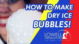 How to Make Dry Ice Bubbles!