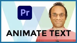 How to ANIMATE TEXT in Adobe Premiere Pro