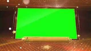 Golden Falling Stars Presentation/Promo Green Screen Template in 4K | FREE TO USE | iforEdits