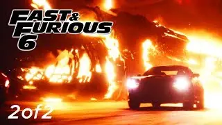 Plane Chase Scene 2of2 - FAST and FURIOUS 6 (Dodge Charger) 1080p