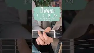 Dawns Zach Bryan Guitar Tutorial (feat. Maggie Rogers) // Dawns Guitar Lesson 