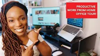 Work From Home Office Setup Tour 2020 | Perfect Productive Workspace