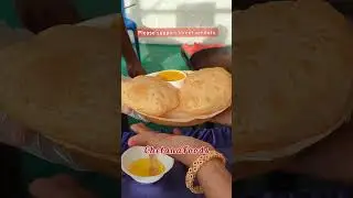 Puffy Poori & Mango Seekarane🤤 You tried this Combo?🤔 South Indian Street Food #shorts #aamras