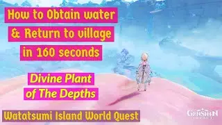 Divine Plant of The Depths - How to obtain the clear water & Return to the village in 160 Seconds