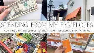 How I Shop Using the Cash Envelope System | Shop With Me | Spending From My Cash Envelopes