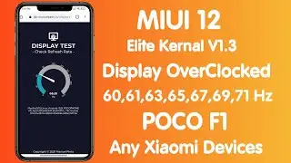 MIUI 12 || Display Overclocked 👍 || Pubg 67 Fps || Any Xiaomi Devices