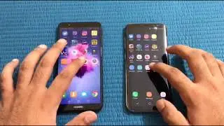Huawei Psmart vs Samsung galaxy s8 - Speed Test!!