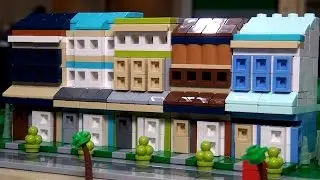 LEGO micro-scale Toronto beaches | Brickworld Chicago 2016