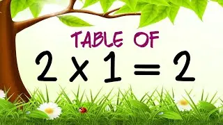 2 ka Table for kids | Table of 2 | Two ka Table in English #2katable #2kapahada