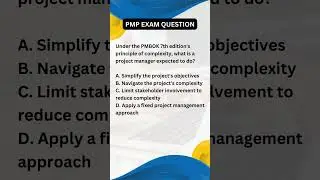 #pmpexamquestions #pmpexamprep #pmpexam #pmpcertification #pmpcertified