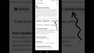 How To Find Activity History on Facebook |Facebook Page #facebook #facebookprofessionalmode #shorts