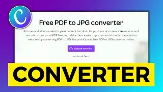 How to Convert a PDF to JPG using Canva