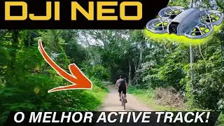 dji NEO em alta velocidade seguindo na trilha fechada!