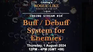 Coding Stream #34 — Creating a Rogue-like (like Vampire Survivors) in Unity