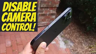 How to TURN OFF or DISABLE Camera Control on iPhone 16 (Plus/Pro/Pro Max)!