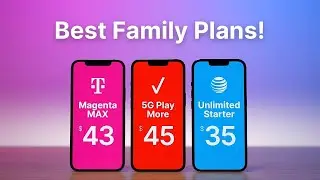 Best Family Cell Phone Plans in 2023! (3 to 5 Lines)