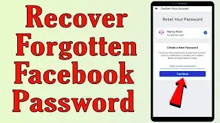 How to Recover Forgotten Facebook Password  ||  Reset FB Password  ||  Facebook forgot password code