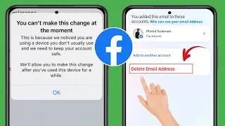 Как удалить Gmail и номер из Facebook 2024