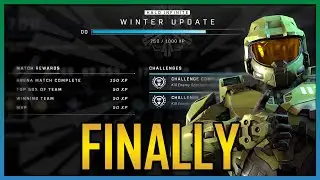 11 Months Later Halo Infinite gets Match XP! Winter Update Blog