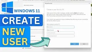 How to Add New User in Windows 11? | User Profiles on Windows