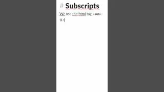 Mastering Subscripts in Markdown