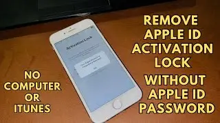 How To Remove Apple ID Activation Lock On iPhone Without Apple ID Password And Computer! 100%Working