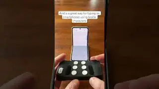 Portable Braille Keyboard for the Blind 