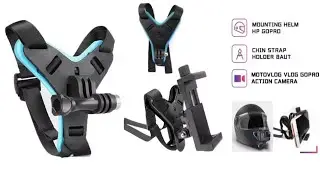Chin Strap Helm HP Mounting Helm Chin Mount Helmet Di Dagu Helm Motovlog