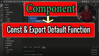 Tutorial ReactJs #3 Component | Const Dan Export Default Function