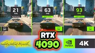 RTX 4090 Cyberpunk 2077 GAMEPLAY | 4K DLSS BENCHMARK