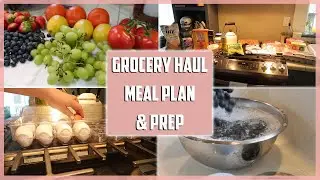 Grocery Haul, Meal Plan & Prep