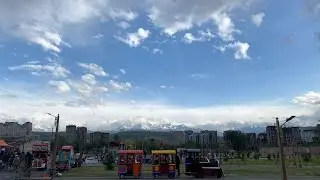 Красивый вид на горы 🏔️. Бишкек. Кыргыз тоолору КЕРЕМЕТ 😍🇰🇬