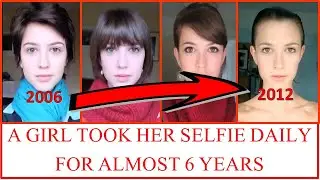 Beautiful girl took her Selfie for almost 6 years for every day I Trending Infotainment