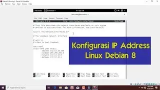 Cara Setting IP Address Linux Debian 8