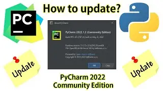 How to update PyCharm Community Edition 2022.1.2 to new Build 