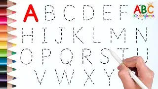 ABC for Kids | Alphabet for kids | Write the alphabet along the dotted line