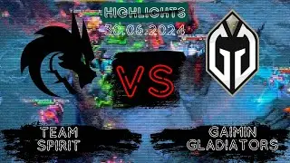 ЭТО ТЕ СПИРИТЫ КОТОРЫЕ ЧЕМПИОНЫ ИНТА? | Team Spirit vs Gaimin Gladiators 1win Series | 30.06.2024