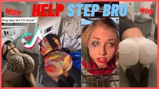 🔥🔥🔥(WARNING)Hot tiktokers Girls in stepbro im stuck Challenge compilations#00🔞